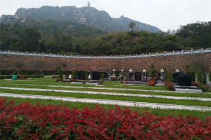 郑州市新郑市始祖山陵园墓区环境图