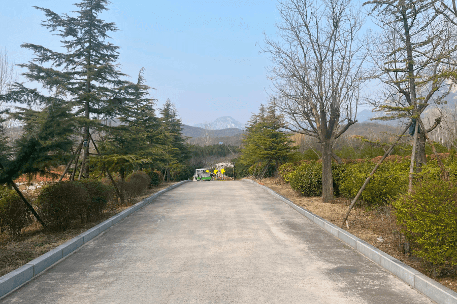 莲花山人文纪念公园景观图