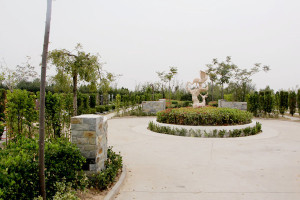 万宝山生态陵园景观图