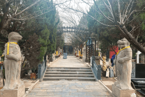 青龙岗纪念园墓区图