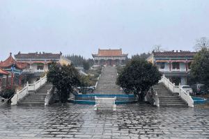 皇帝岭陵园景观图